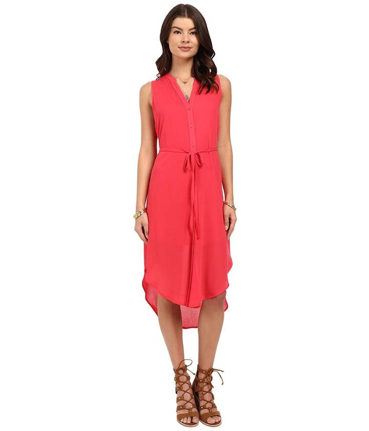 Bb Dakota - Alesha Viscose Button Front Shift Dress