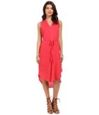 Bb Dakota - Alesha Viscose Button Front Shift Dress