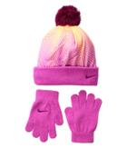 Nike Kids - Graphic Pom Beanie Gloves Set