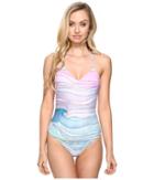 Mara Hoffman - Waves Lace-up Back One-piece