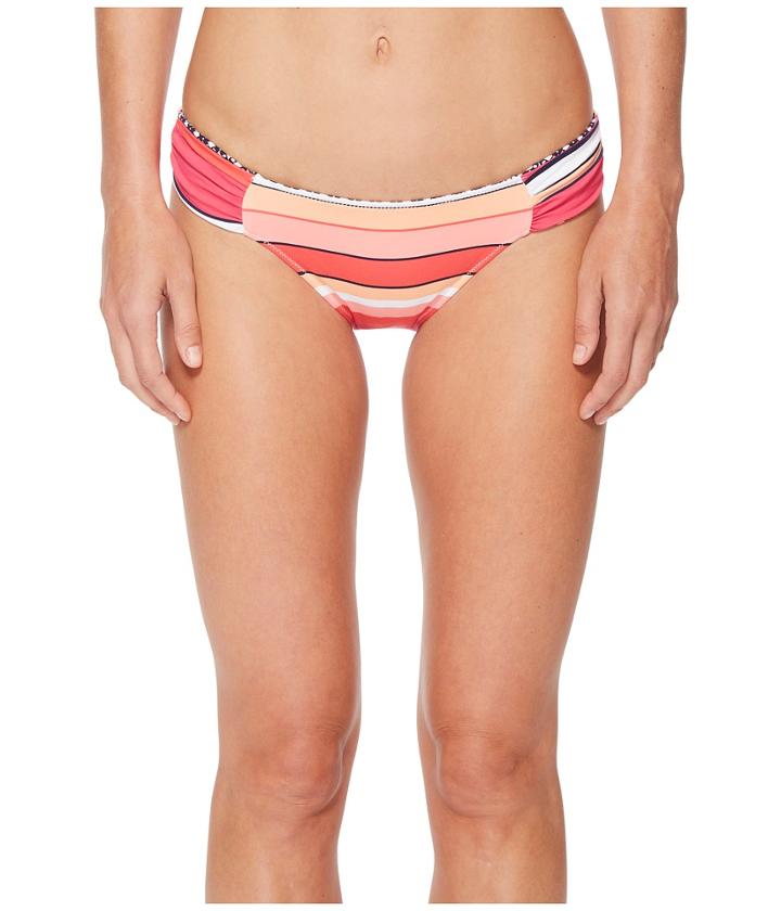 Tommy Bahama - Petals Of Paradise Reversible Side-shirred Hipster Bikini Bottom