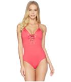 Jets By Jessika Allen - Azalea Lace-up Plunge One-piece