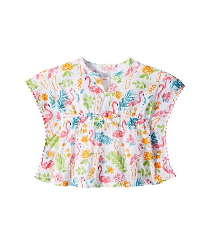 Mud Pie - Flamingo Ruffle Swimsuit Cover-up