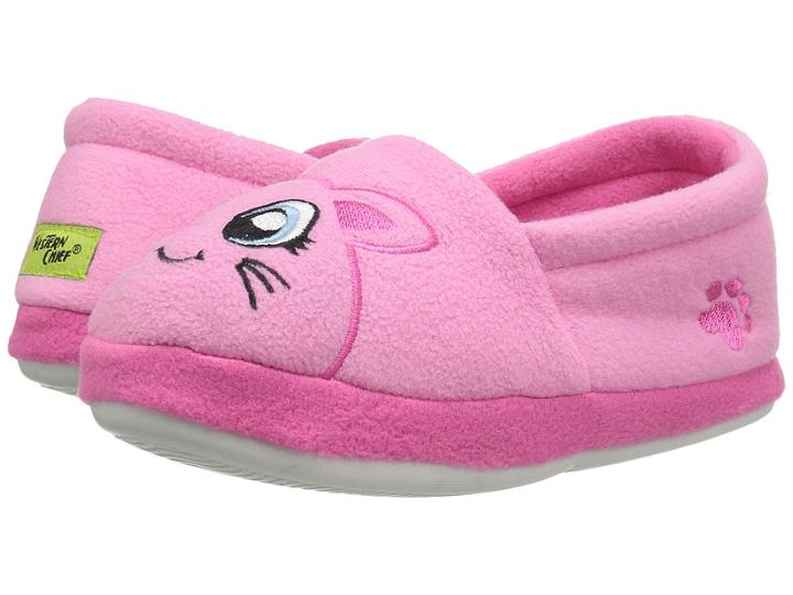 Western Chief Kids - Pink Kitty Slippers