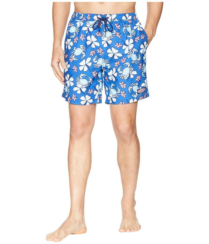 Vineyard Vines - Crab Floral Chappy Swim Trunks