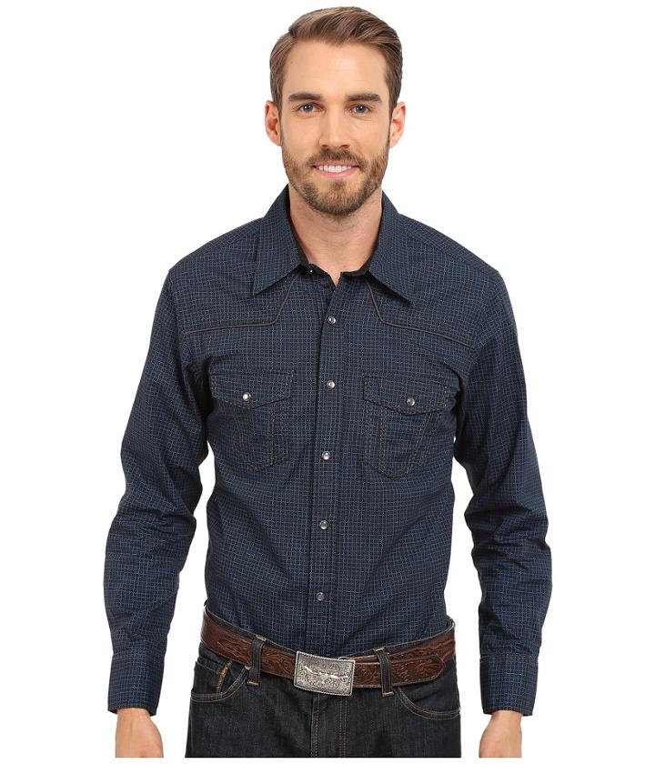 Rock And Roll Cowboy - Long Sleeve Snap B2s6261