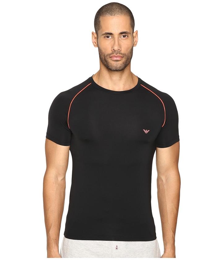 Emporio Armani - Fluo Piping Microfiber T-shirt
