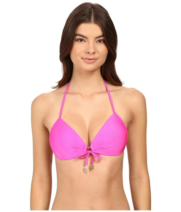 Luli Fama - Too Hot Miami Molded Push-up Bandeau Halter Top