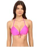 Luli Fama - Too Hot Miami Molded Push-up Bandeau Halter Top