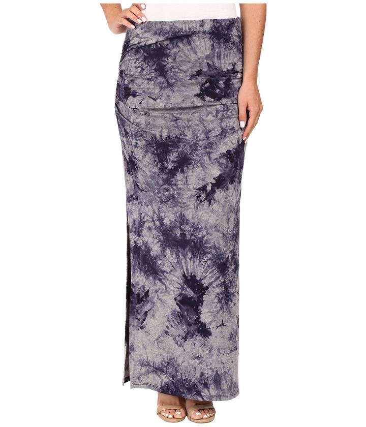 Three Dots - Lea Shired Maxi Skirt W/ Side