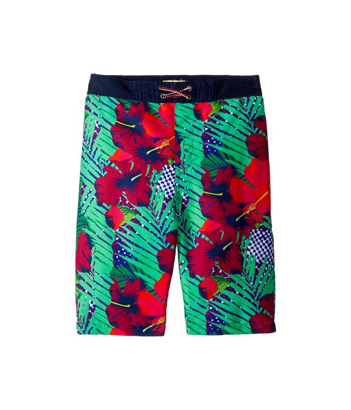 Appaman Kids - Hawaiian Print Swim Trunks