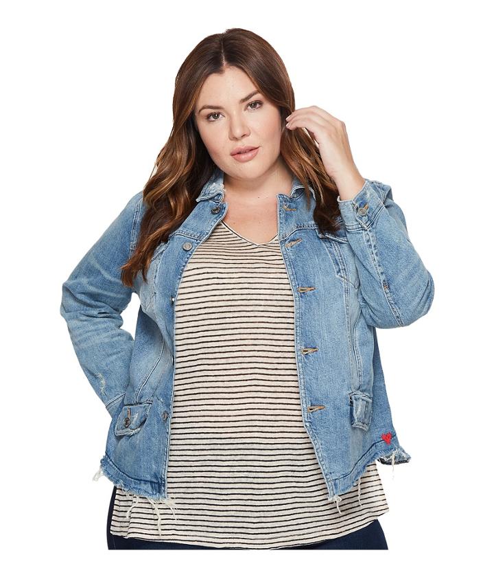 Lucky Brand - Plus Size Waisted Trucker Jacket