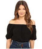 Red Valentino - Silk Crepe De Chine Off The Shoulder Blouse