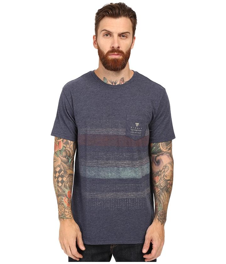 Vissla - Kookabunga Short Sleeve Heathered 30 Singles Pocket Crew