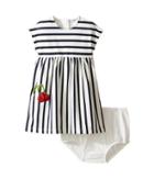 Dolce &amp; Gabbana Kids - Stripe Cherry Dress