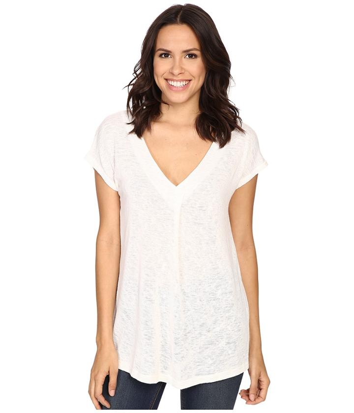 B Collection By Bobeau - Janet Front Pleat T-shirt