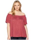 B Collection By Bobeau - Plus Size Carlee Off Shoulder Tee