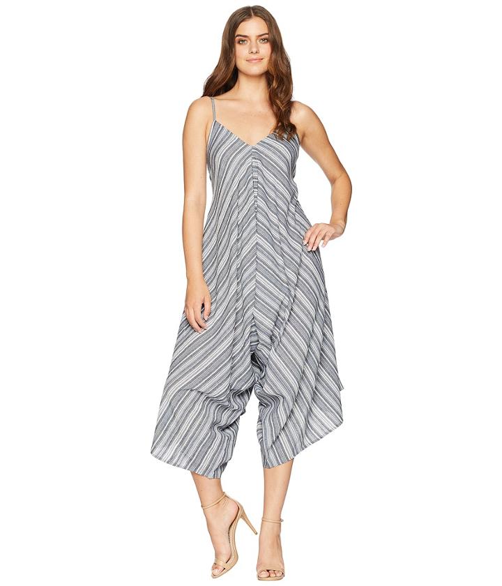 American Rose - Charlize Striped Jumpsuit