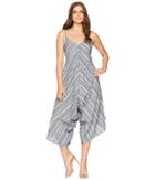 American Rose - Charlize Striped Jumpsuit