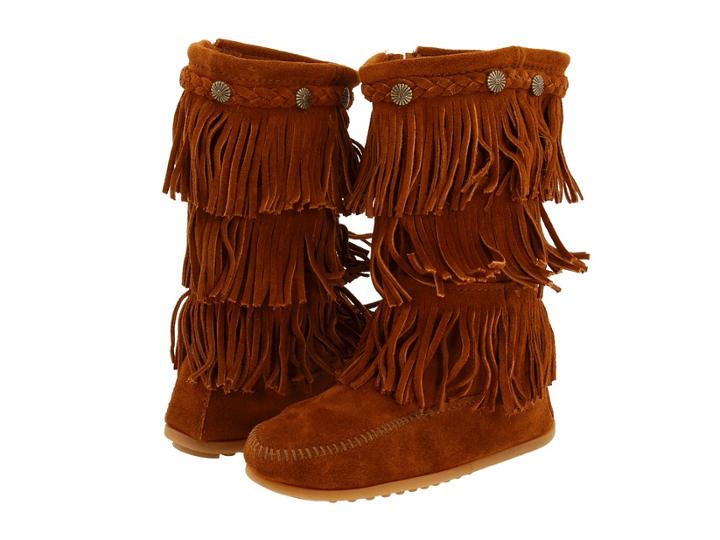 Minnetonka Kids - 3-layer Fringe Boot