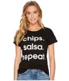 The Original Retro Brand - Chips, Salsa, Repeat Short Sleeve Rolled Sleeve Tee