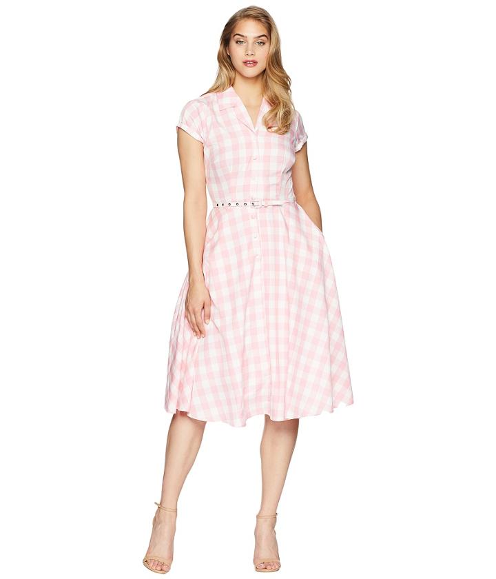 Unique Vintage - Alexis Short Sleeve Swing Dress