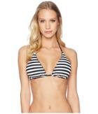 Polo Ralph Lauren - Pony Icon Stripe Mix Reversible Tall Triangle Bikini Top