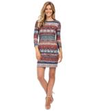 Karen Kane - 3/4 Sleeve Sheath Dress