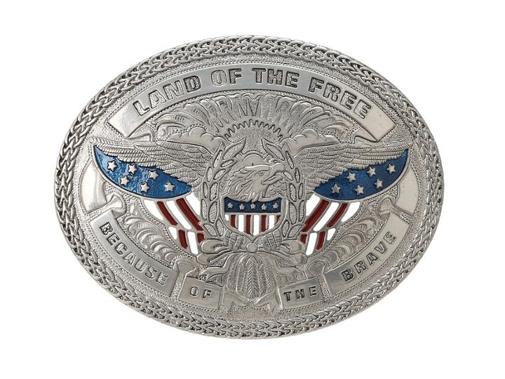 M&amp;f Western - Land Of The Free Buckle