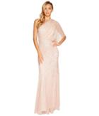 Adrianna Papell - One Shoulder Beaded Blouson Gown