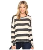 Culture Phit - Masie Round Neck Striped Sweater