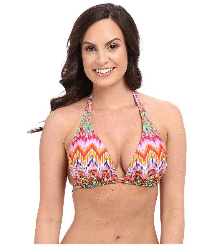 Luli Fama - Sunkissed Laughter D/dd Cup Triangle Halter Top