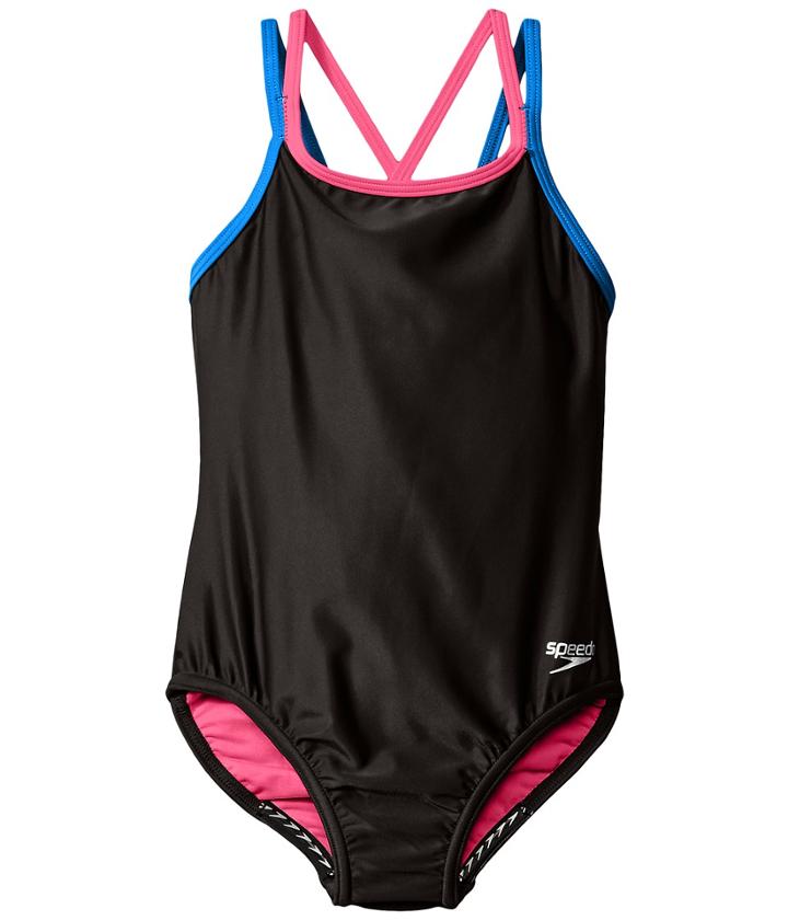 Speedo Kids - Crossback One-piece Swimsuit