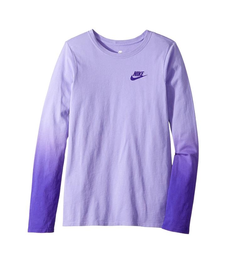 Nike Kids - Sportswear Dip-dye Long Sleeve Shirt