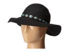 San Diego Hat Company - Wfh7954 Round Crown Floppy With Faux Silver And Turquoise Bead