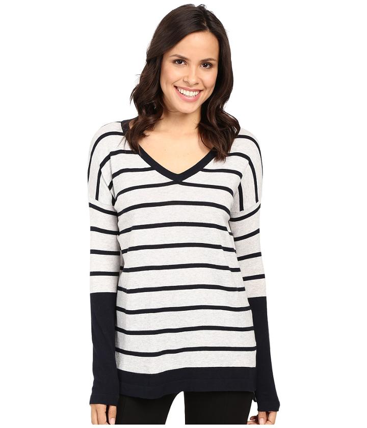 Fate - Long Sleeve Stripe V Knit