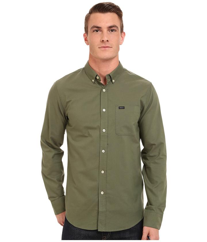 Rvca - That'll Do Oxford Long Sleeve