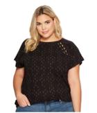 Lucky Brand - Plus Size Cut Out Tee