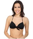 Shoshanna - Soft Black Tie Front Top