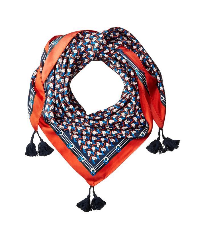 Tory Burch - Stallion Silk Square Scarf