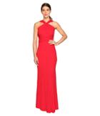 Badgley Mischka - Jersey Pull Through Gown