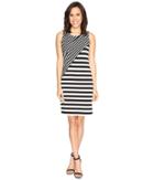 Calvin Klein - Striped Combo Dress