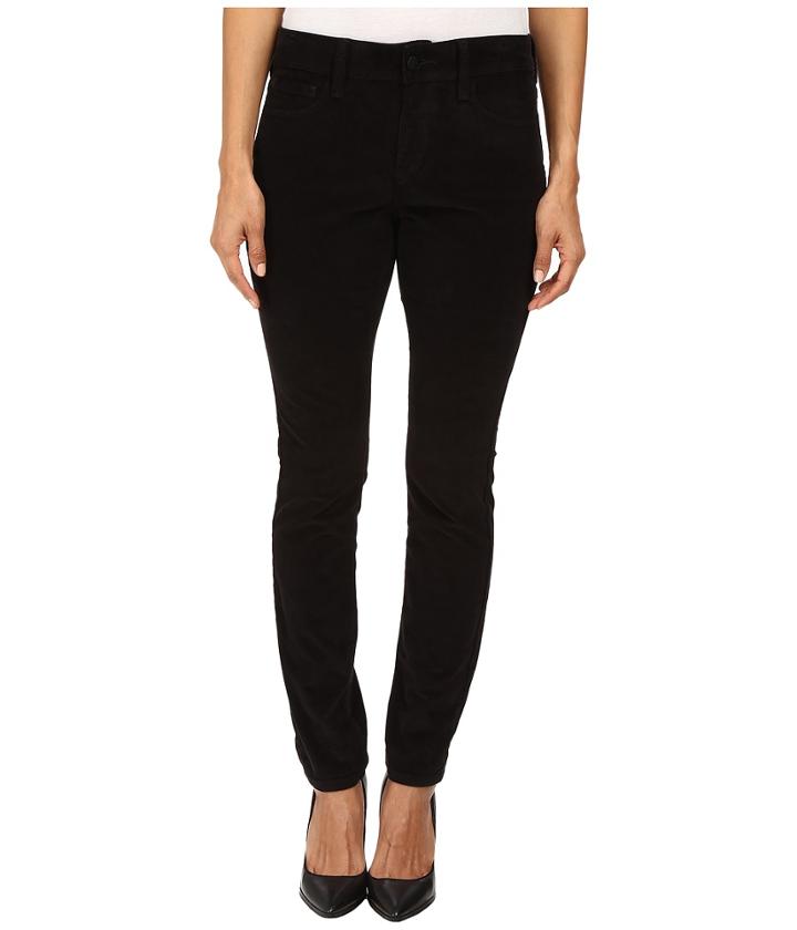 Nydj Petite - Petite Alina Leggings Jeans In Corduroy In Black