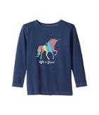 Life Is Good Kids - Unicorn Long Sleeve Crusher Tee