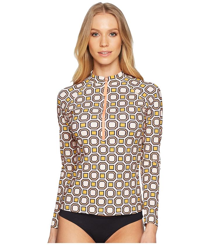 Tory Burch Swimwear - Geo Octagon Square Surf Shirt