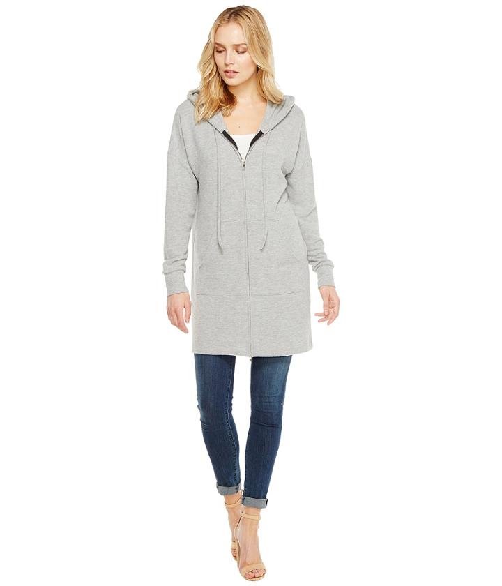 Lna - Zip-up Hoodie Dress