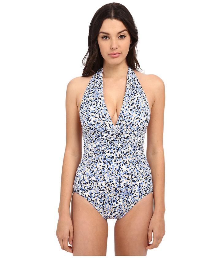 Michael Michael Kors - Chilitington Deep-v Twist Halter Maillot One-piece