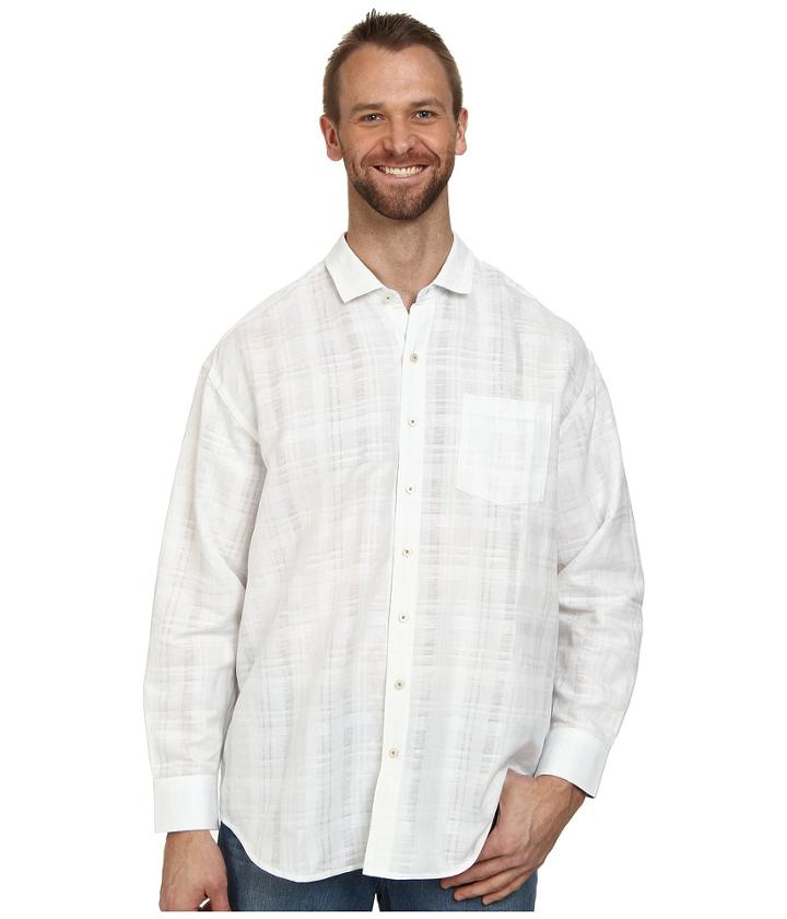 Tommy Bahama Big &amp; Tall Big Tall Squarely There L/s Button Up