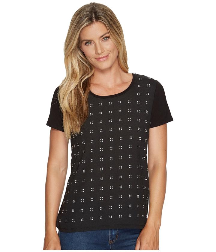 Calvin Klein - Short Sleeve Scatter Stud Top