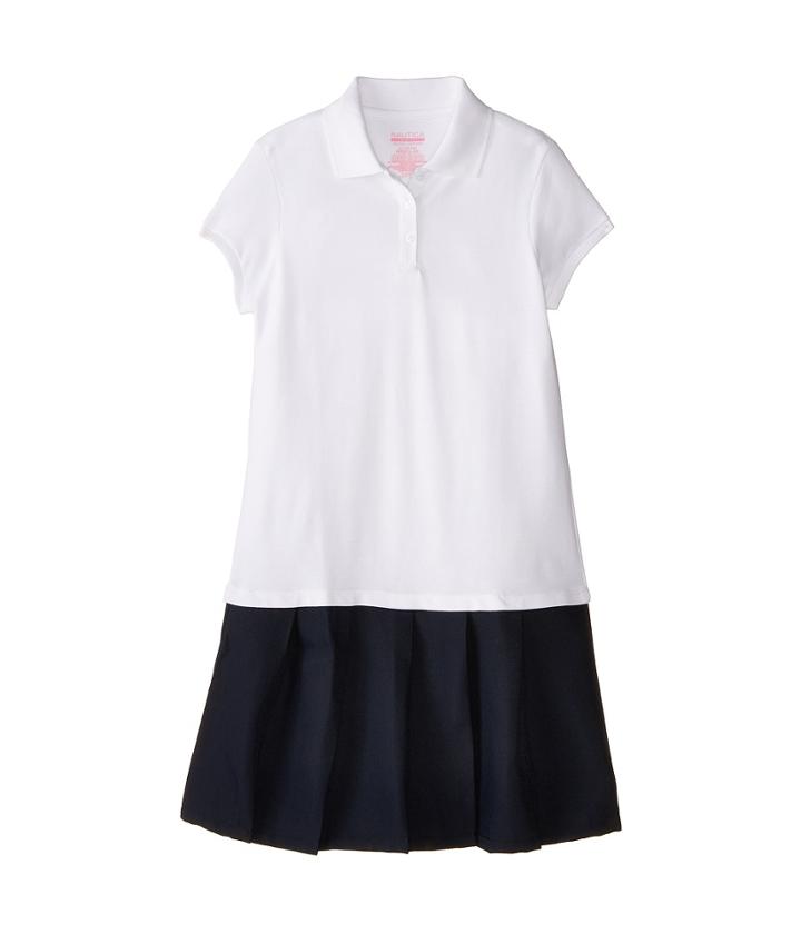 Nautica Kids - Pique Dress With Poly Skirt